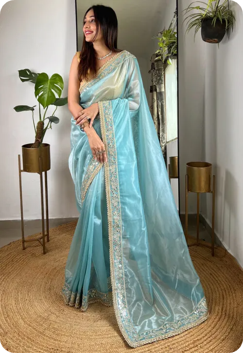 image Linen saree - Image 1