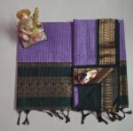 Kalyani checked saree - Image 2
