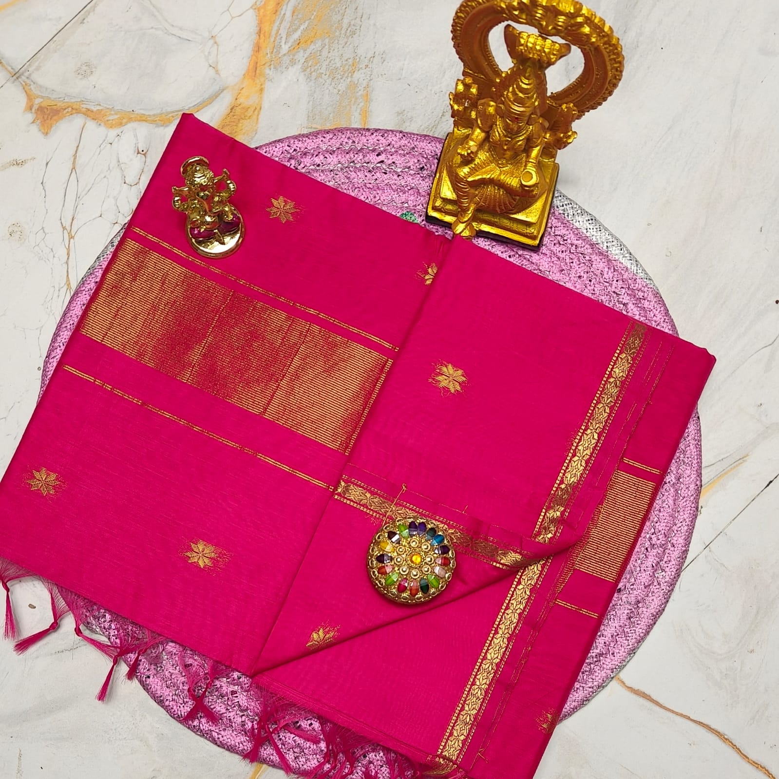 IMG-20260521-WA0001 Maheshwari cotton saree - Image 1