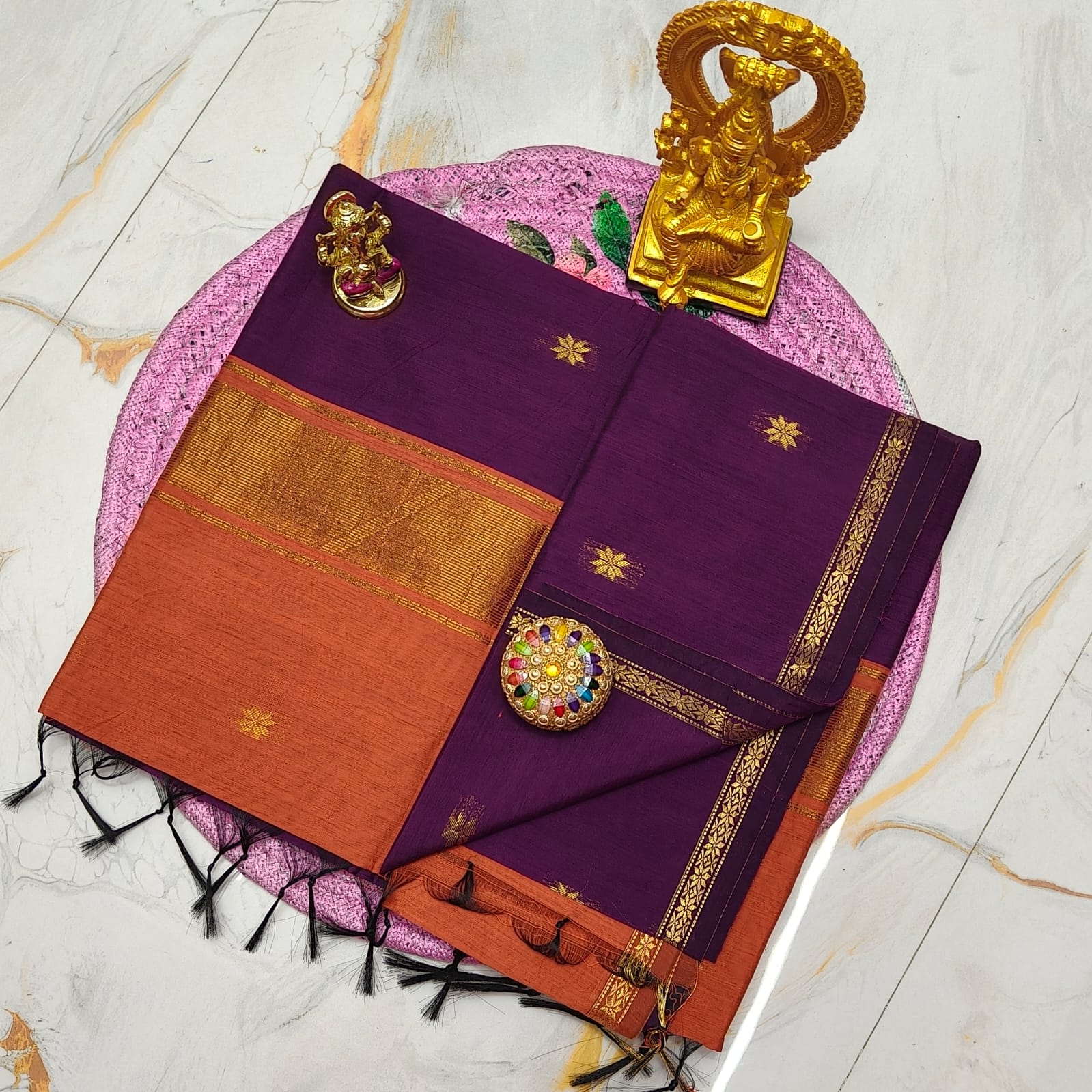 IMG-20260521-WA0004 maheshwari silk cotton saree - Image 1