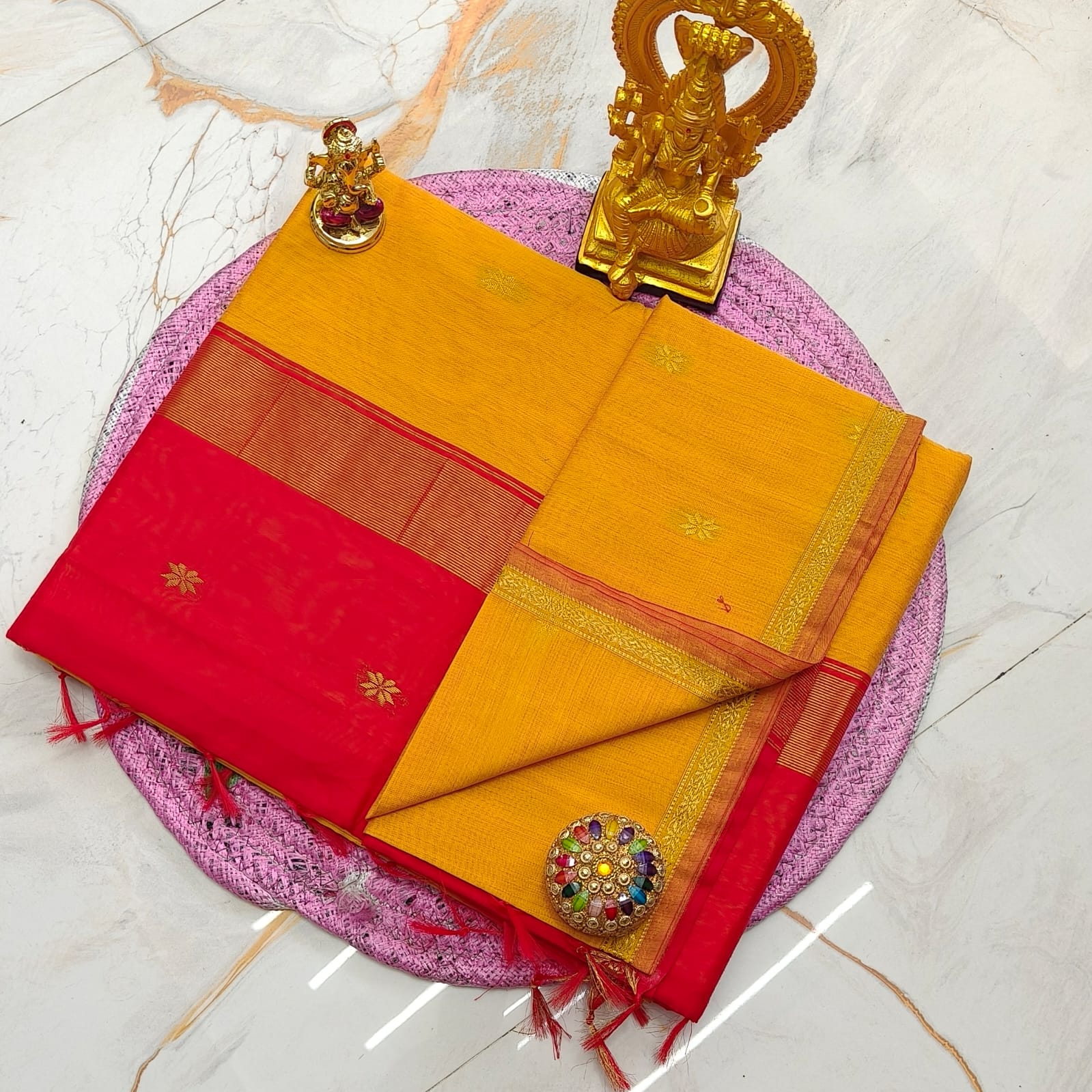 IMG-20260521-WA0016 maheshwari silk cotton saree - Image 1