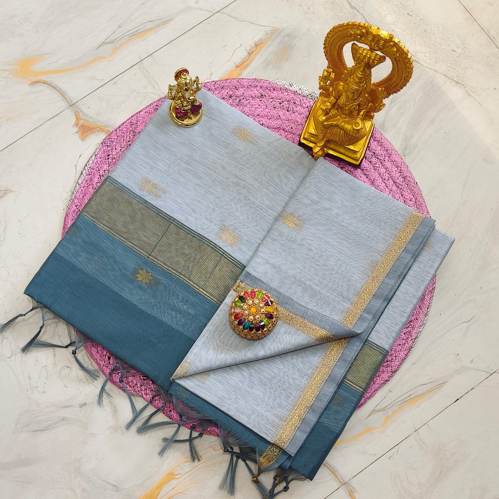 IMG-20260521-WA0017 maheshwari silk cotton saree - Image 1